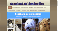 Desktop Screenshot of coastlandgoldendoodles.com