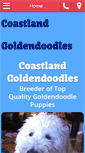 Mobile Screenshot of coastlandgoldendoodles.com
